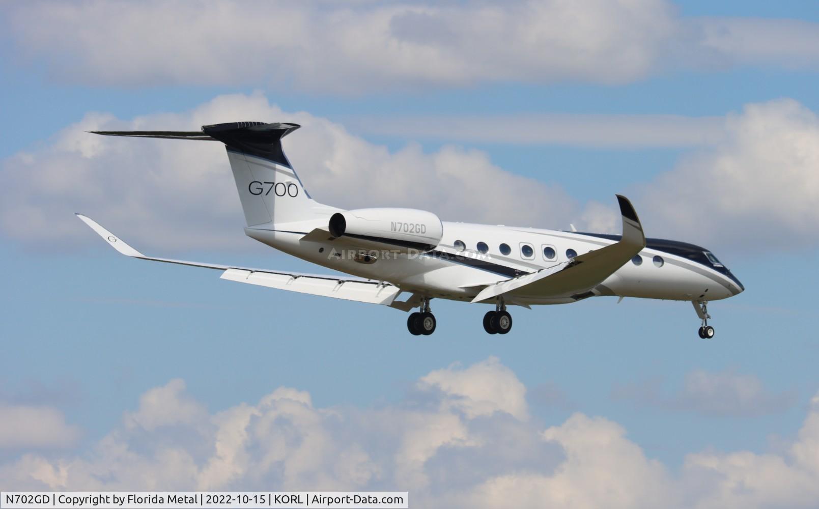 N702GD, 2021 Gulfstream GVIII-G700 C/N 87002, Gulfstream G700