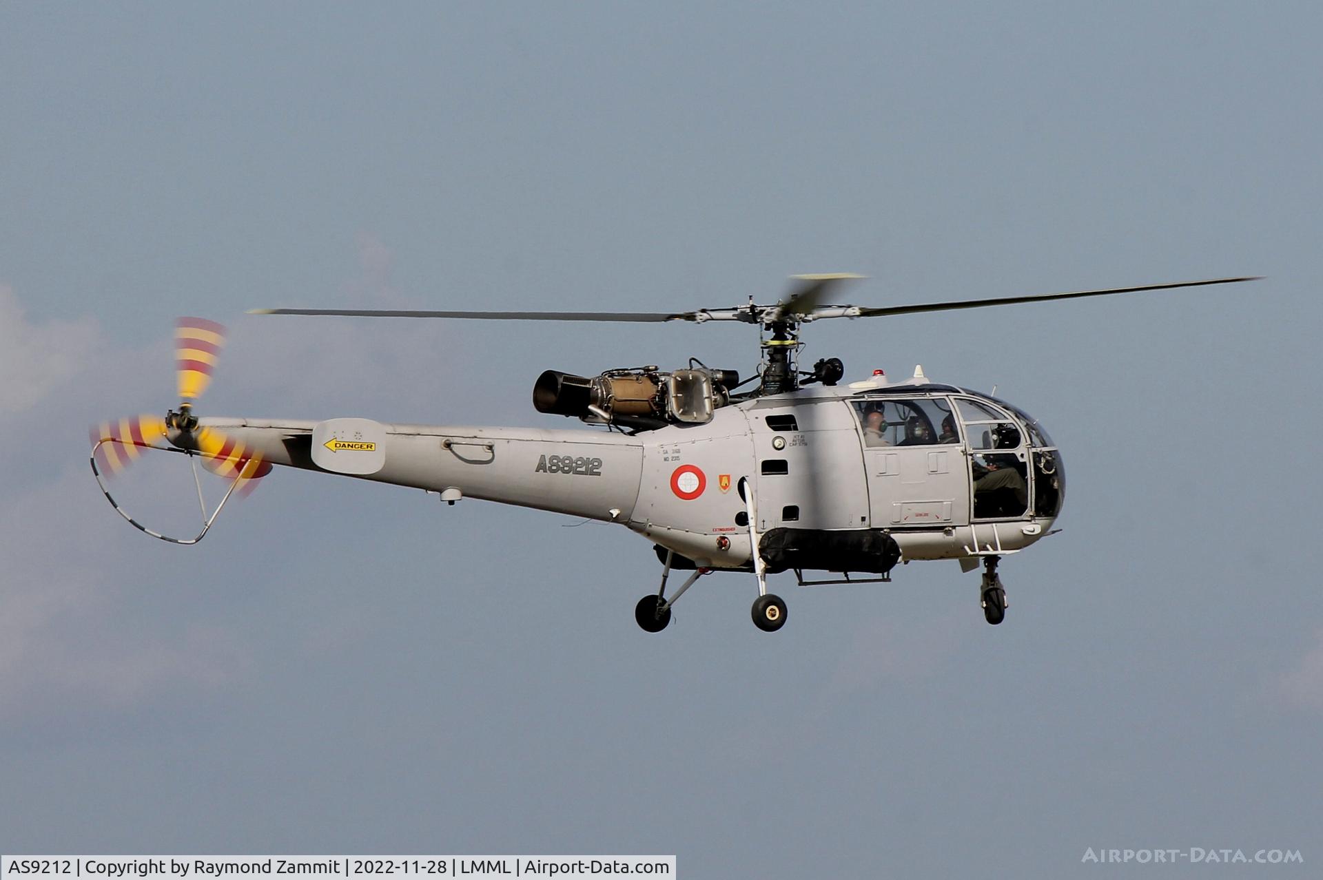 AS9212, Aerospatiale SA-316B Alouette III C/N 2315, Aerospatiale SA-316B Alouette III AS9212 Armed Forces of Malta