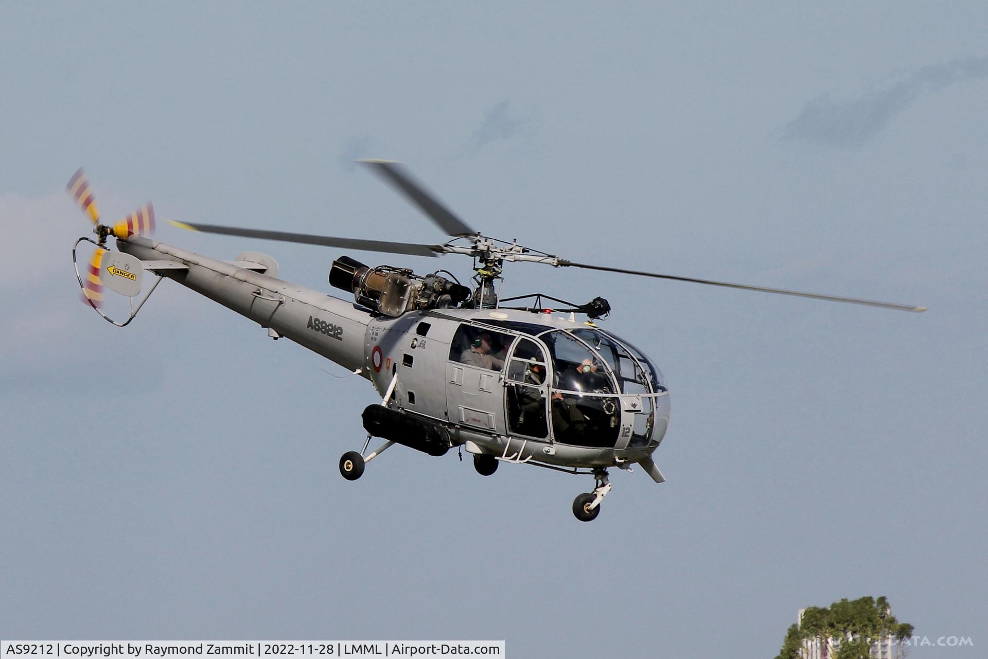 AS9212, Aerospatiale SA-316B Alouette III C/N 2315, Aerospatiale SA-316B Alouette III AS9212 Armed Forces of Malta