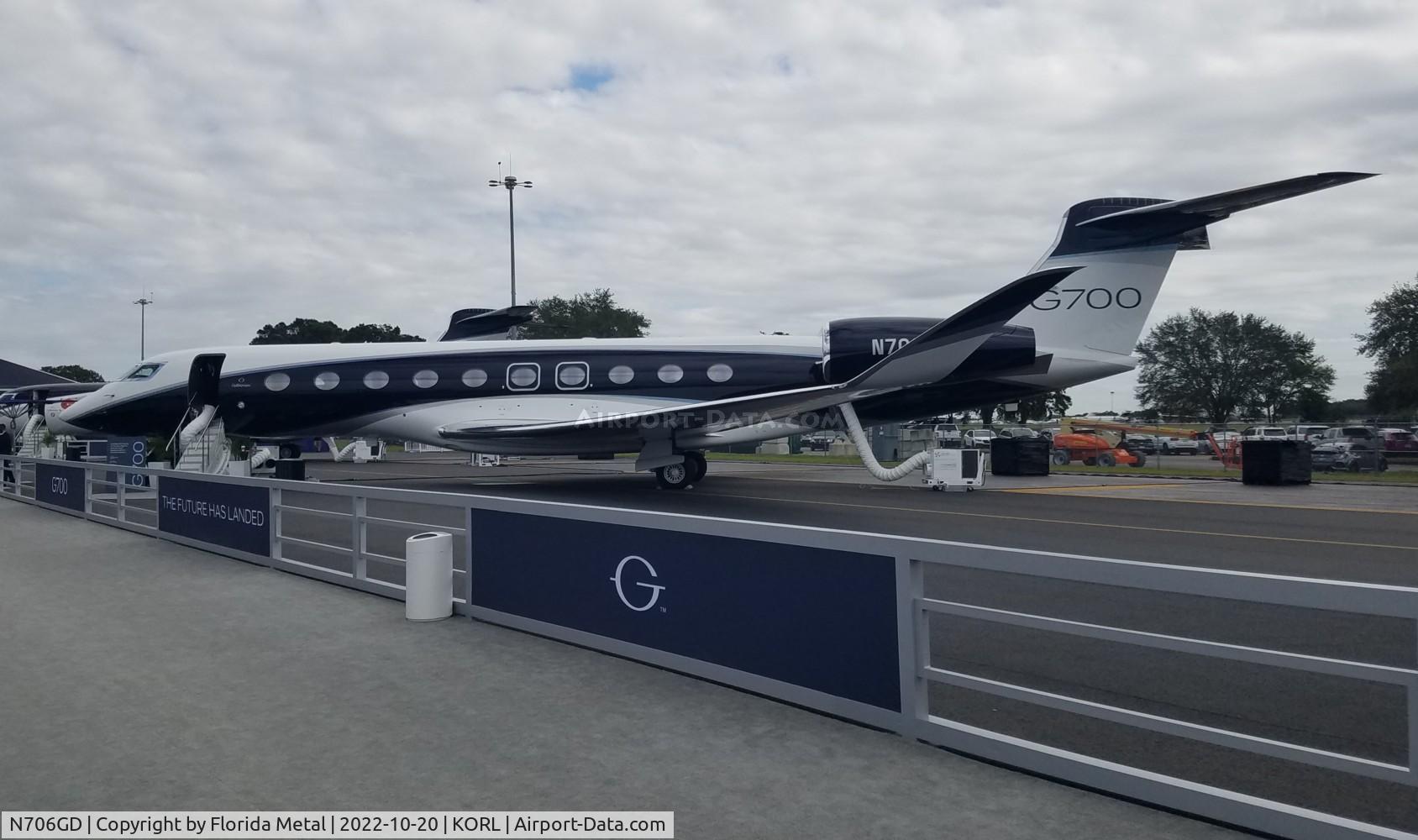 N706GD, 2022 Gulfstream G700 C/N 87006, Gulfstream 700