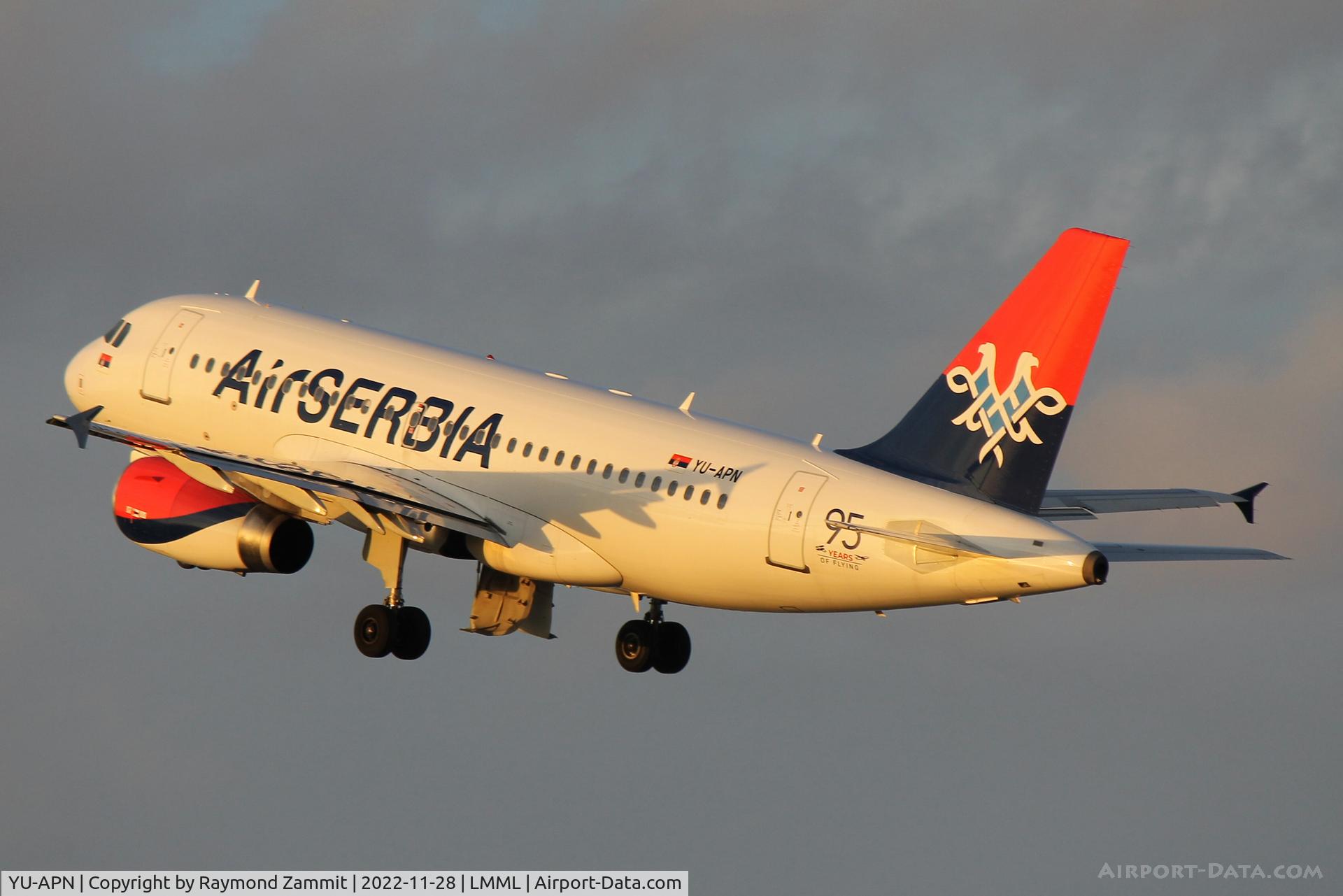 YU-APN, Airbus 319-100 C/N 3911, A319 YU-APN Air Serbia