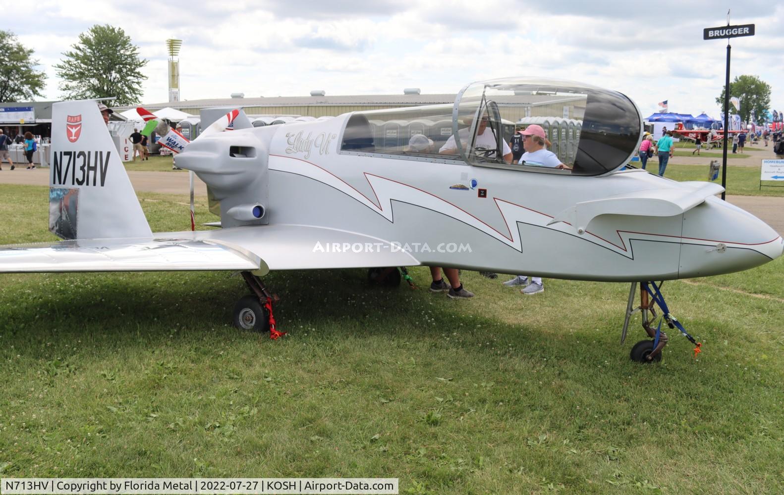 N713HV, 2020 Rutan Variviggen C/N RAFE VV1, Vari Viggen