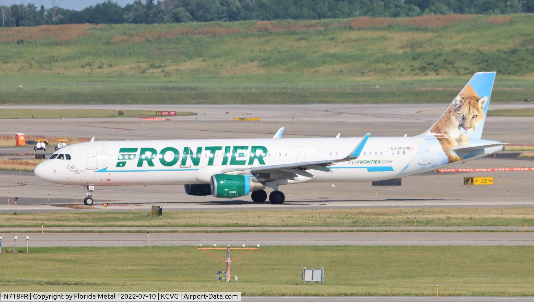 N718FR, 2017 Airbus A321-211 C/N 7575, CVG 2022