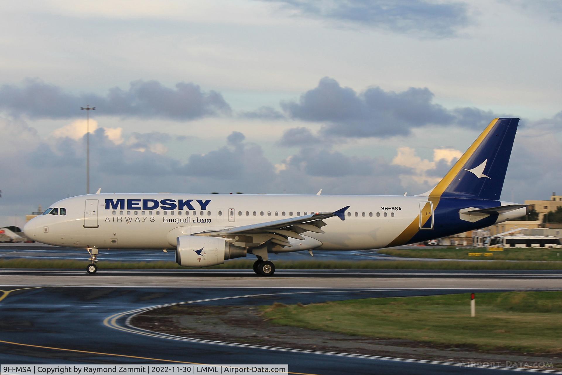 9H-MSA, 2010 Airbus A320-214 C/N 4349, A320 9H-MSA MedSky Airways