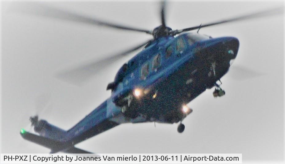 PH-PXZ, 2009 AgustaWestland AW-139 C/N 31250, Over belgium in poor weather conditions
