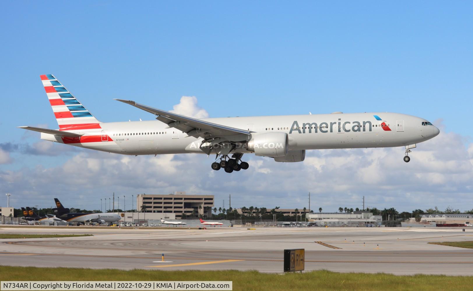 N734AR, 2015 Boeing 777-323ER C/N 31480, MIA 2022