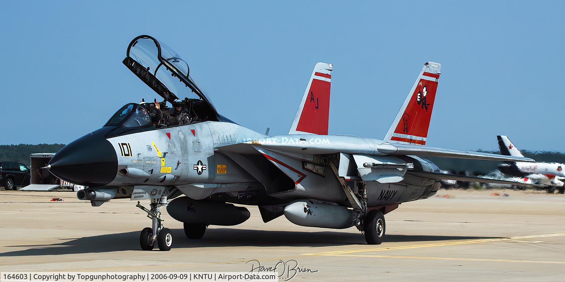 164603, Grumman F-14D Tomcat C/N 631, VF-31 Tomcatters XO bird