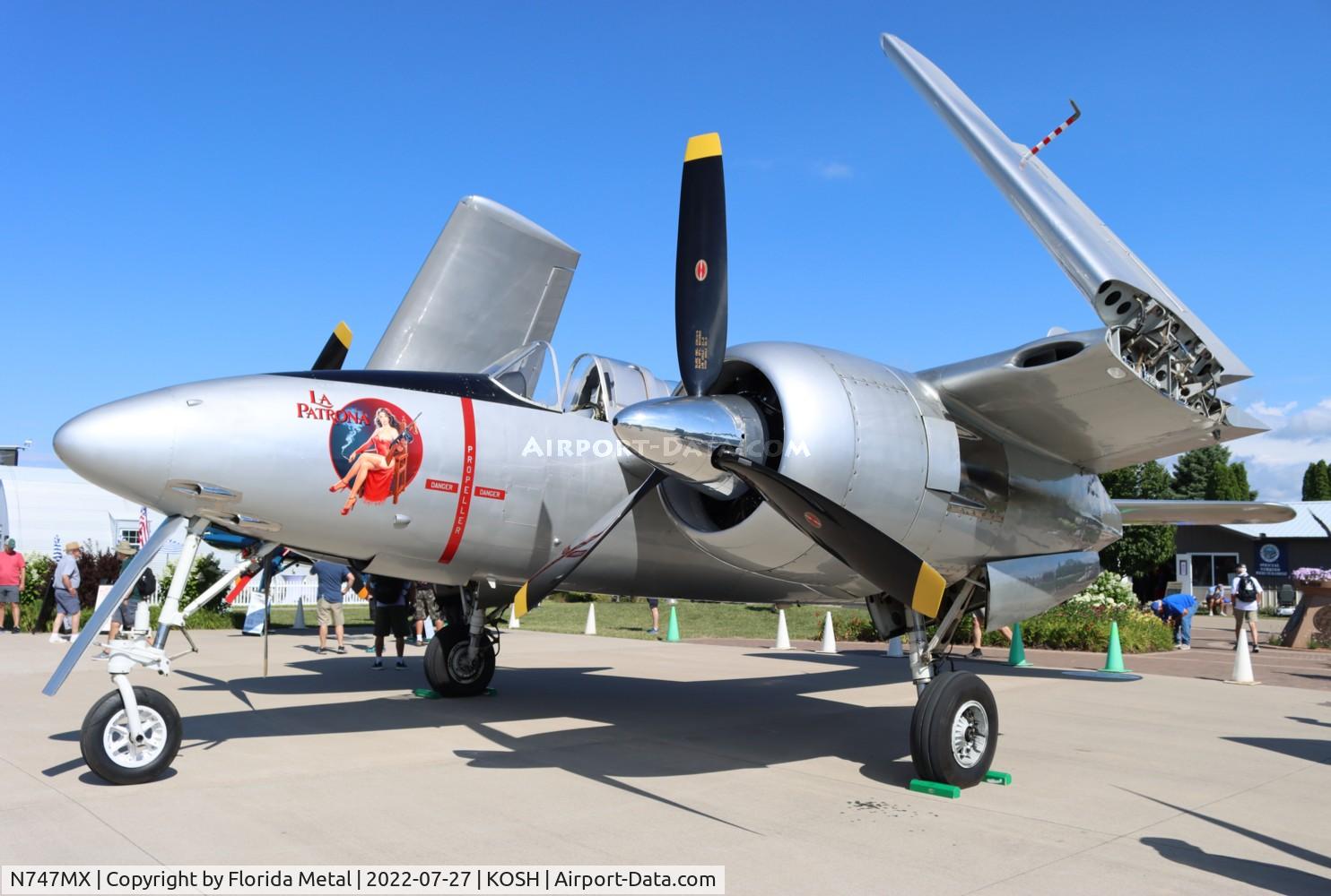 N747MX, 1945 Grumman F7F-3 Tigercat C/N C.245, OSH 2022