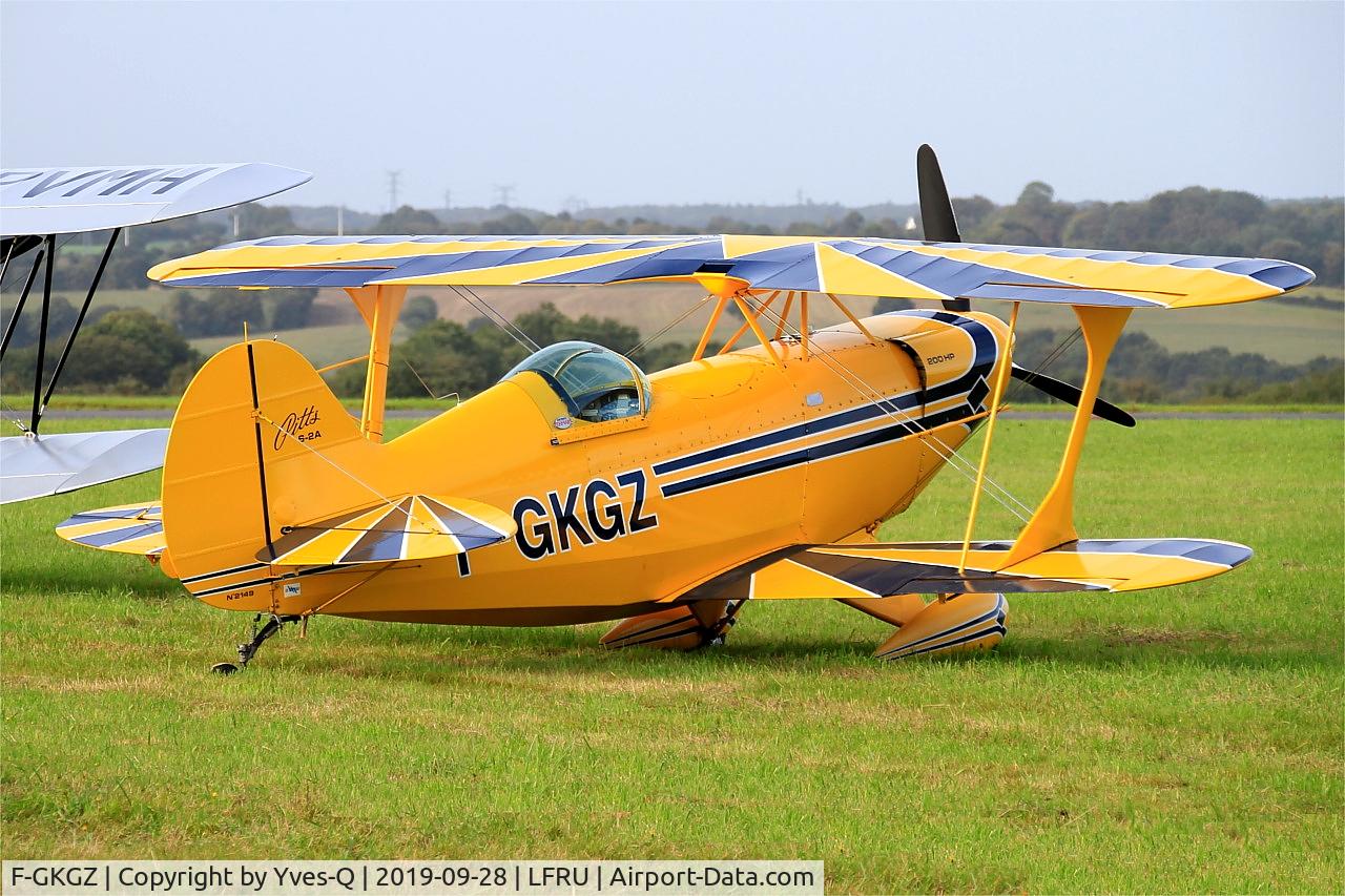 F-GKGZ, 1977 Pitts S-2A Special C/N 2149, Pitts S-2A Special, Static display, Morlaix-Ploujean airport (LFRU-MXN) air show 2019