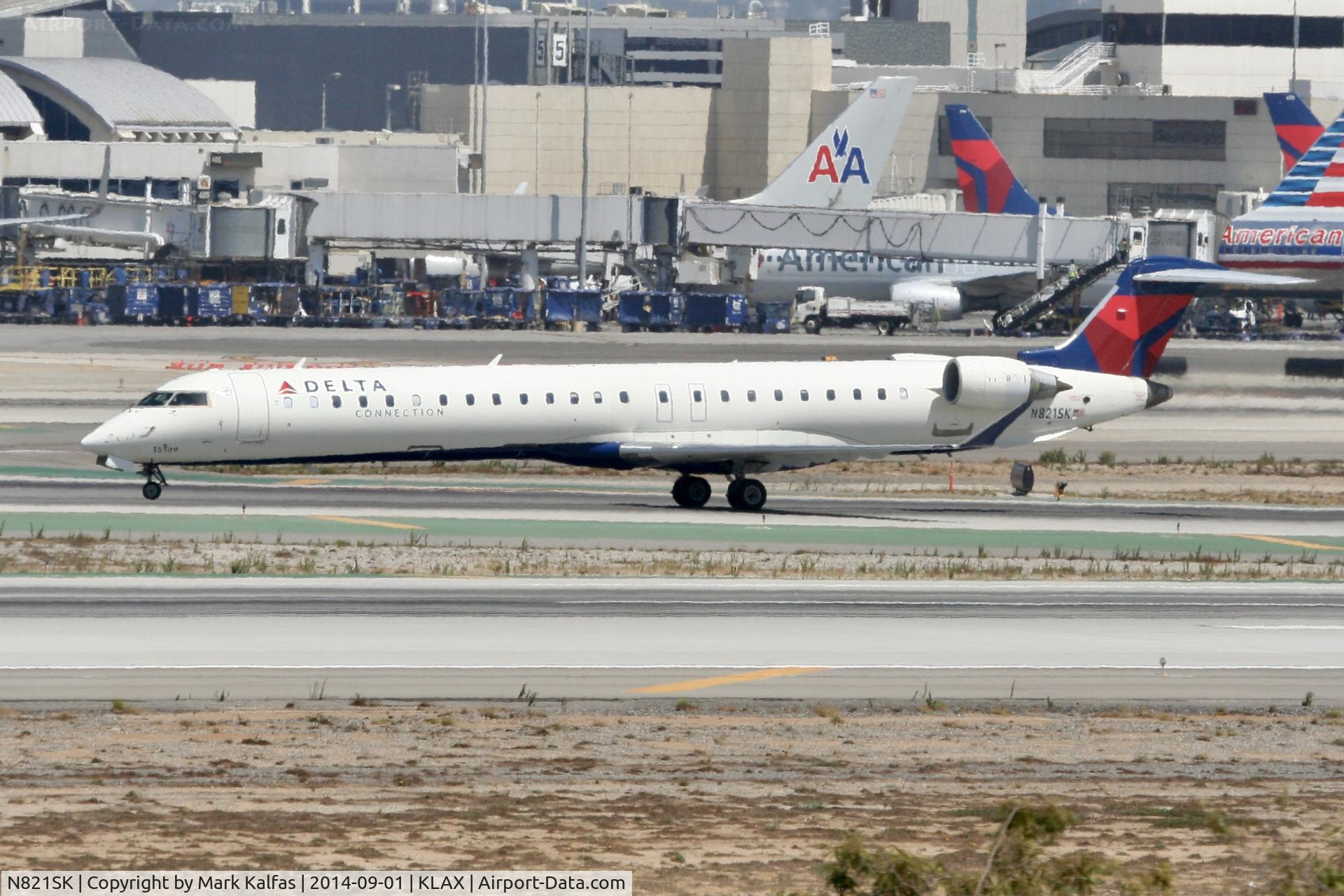 N821SK, 2007 Bombardier CRJ-900ER (CL-600-2D24) C/N 15109, SkyWest/ Delta Connection