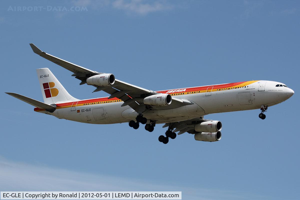 EC-GLE, 1996 Airbus A340-313 C/N 146, at mad