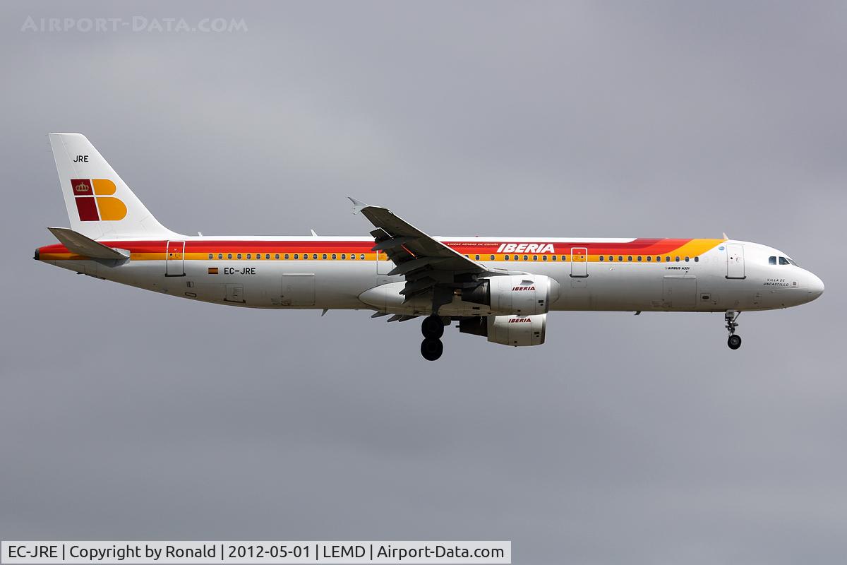EC-JRE, 2006 Airbus A321-211 C/N 2756, at mad