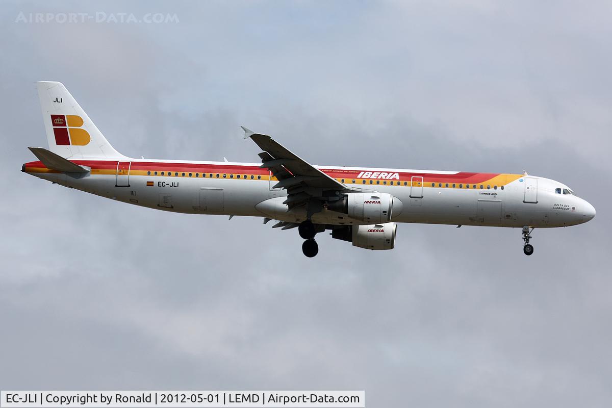 EC-JLI, 2005 Airbus A321-211 C/N 2563, at mad