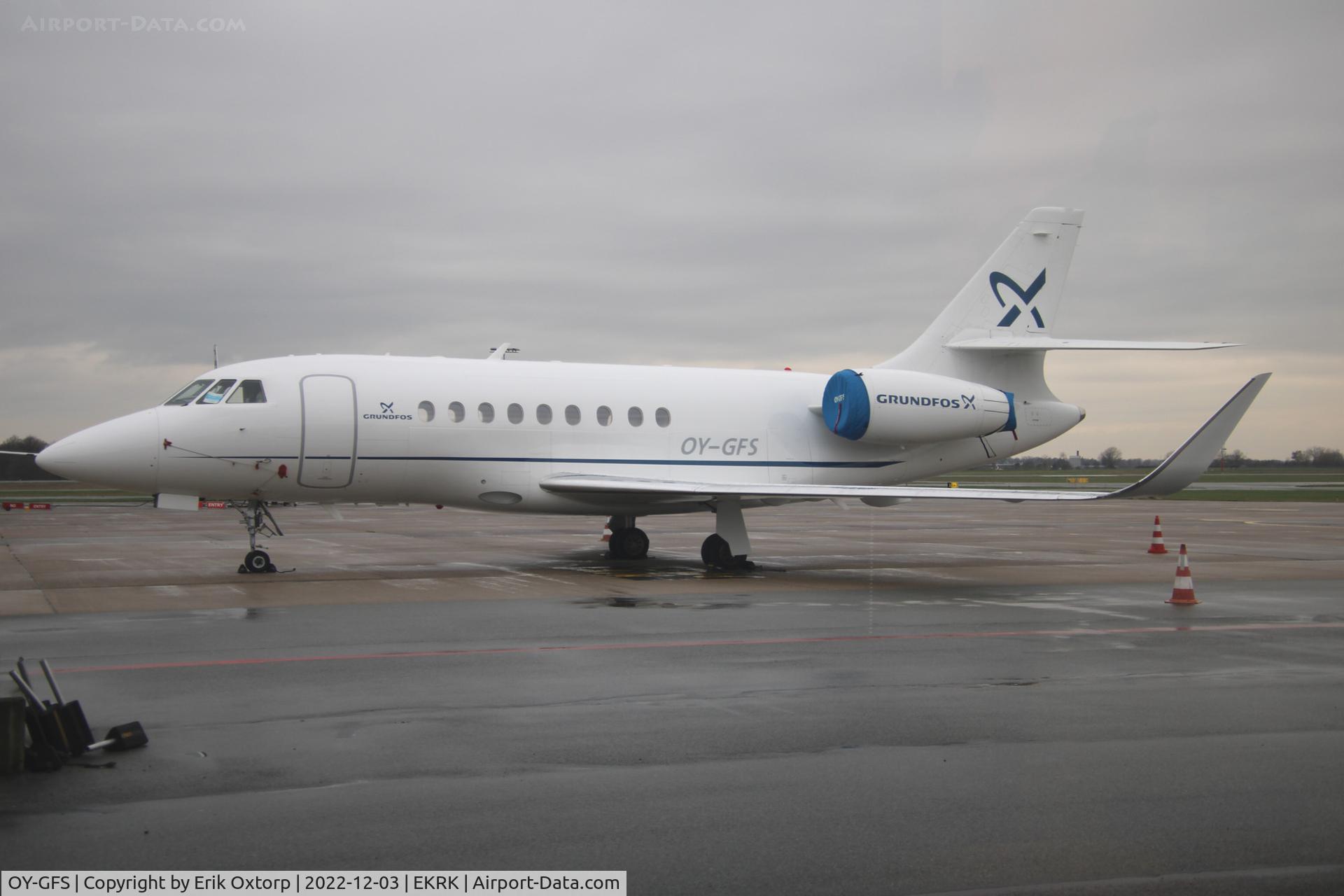 OY-GFS, 2016 Dassault Falcon 2000LXS C/N 314, OY-GFS in RKE
