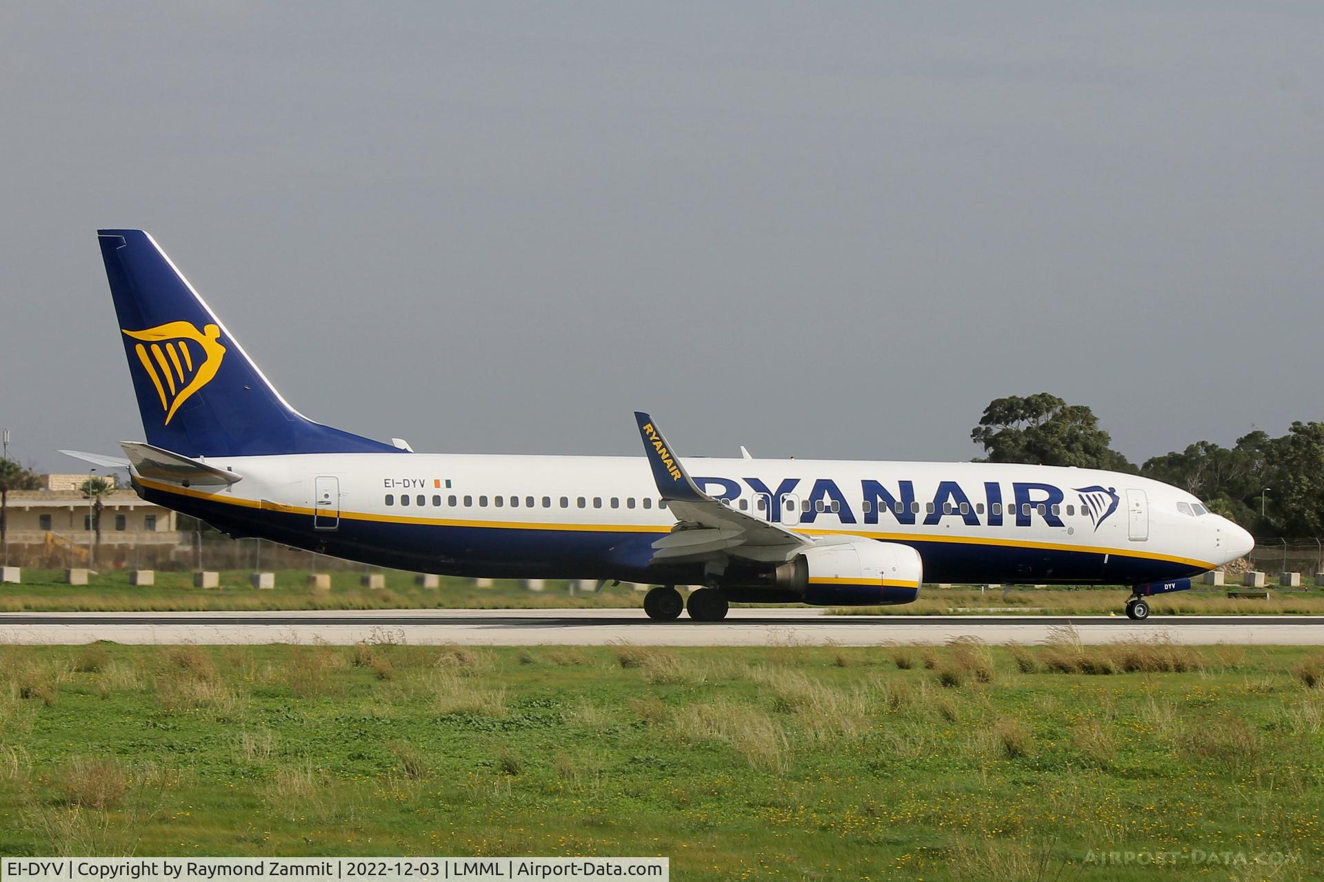 EI-DYV, 2008 Boeing 737-8AS C/N 37512, B737-800 EI-DYV Ryanair