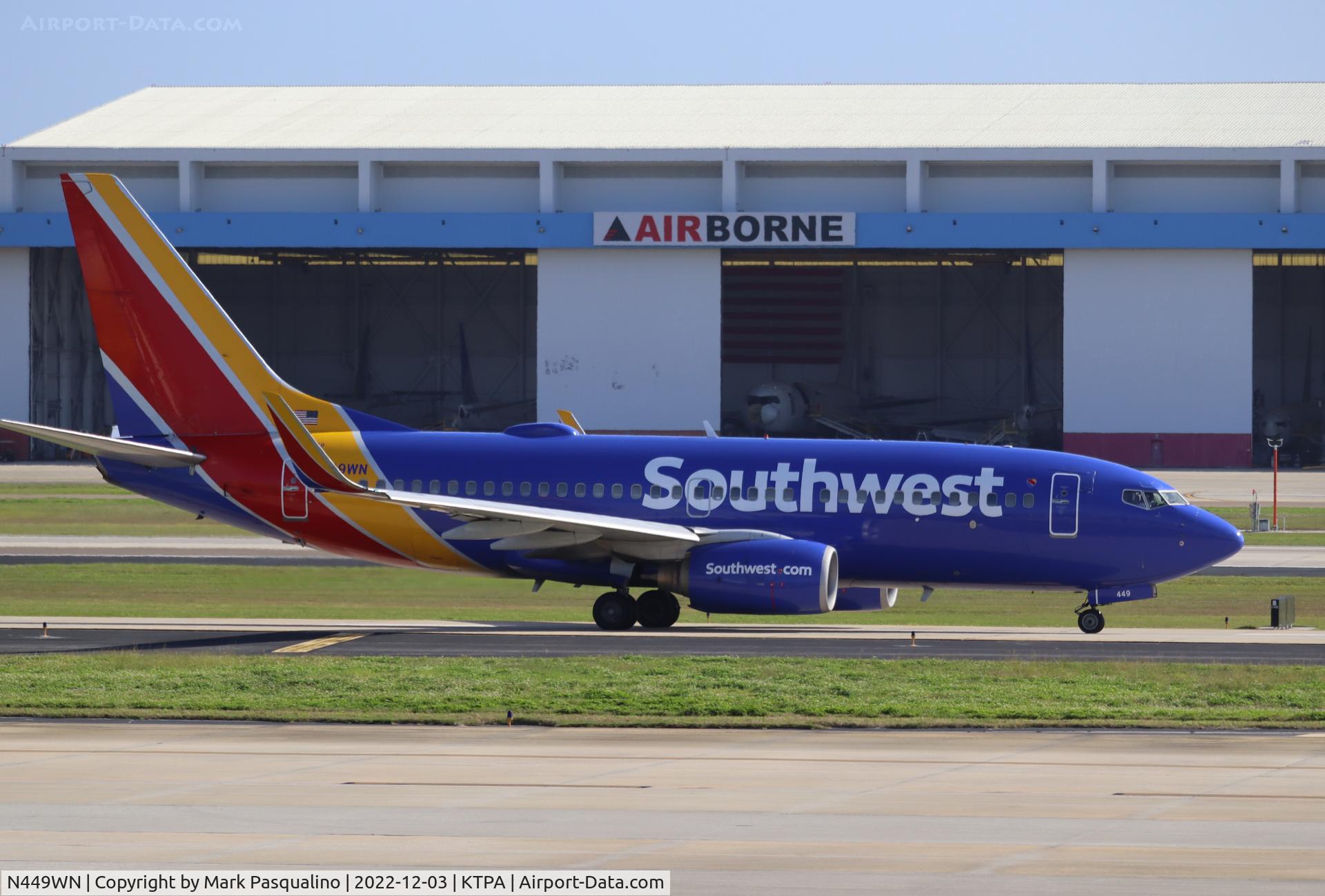 N449WN, 2003 Boeing 737-7H4 C/N 32469, Boeing 737-7H4