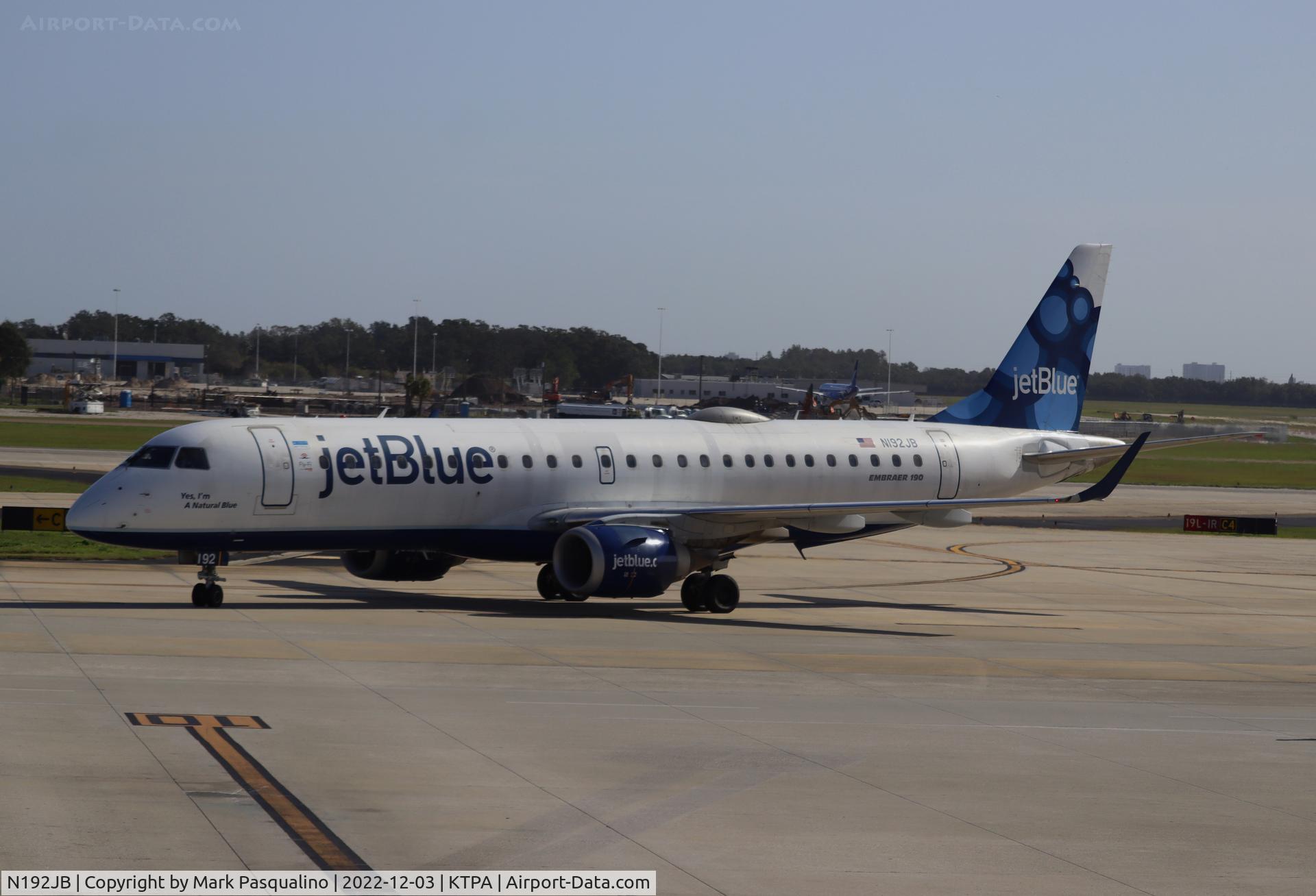 N192JB, 2005 Embraer 190AR (ERJ-190-100IGW) C/N 19000014, ERJ-190-100IGW