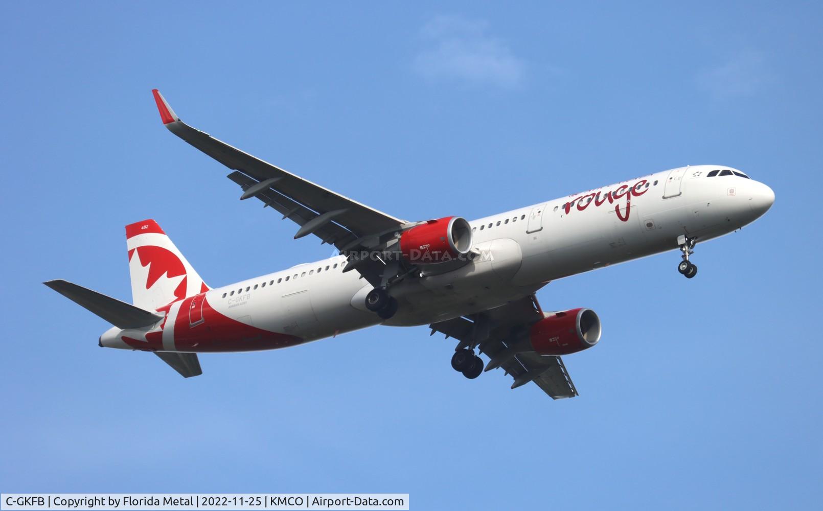 C-GKFB, 2018 Airbus A321-211 C/N 8232, MCO 2022