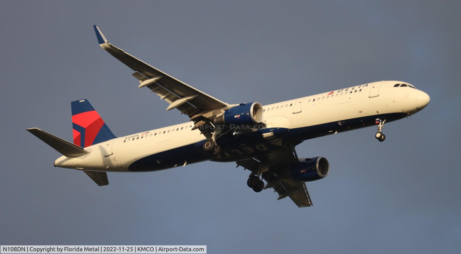 N108DN, 2021 Airbus A321-211 C/N 10003, MCO 2022