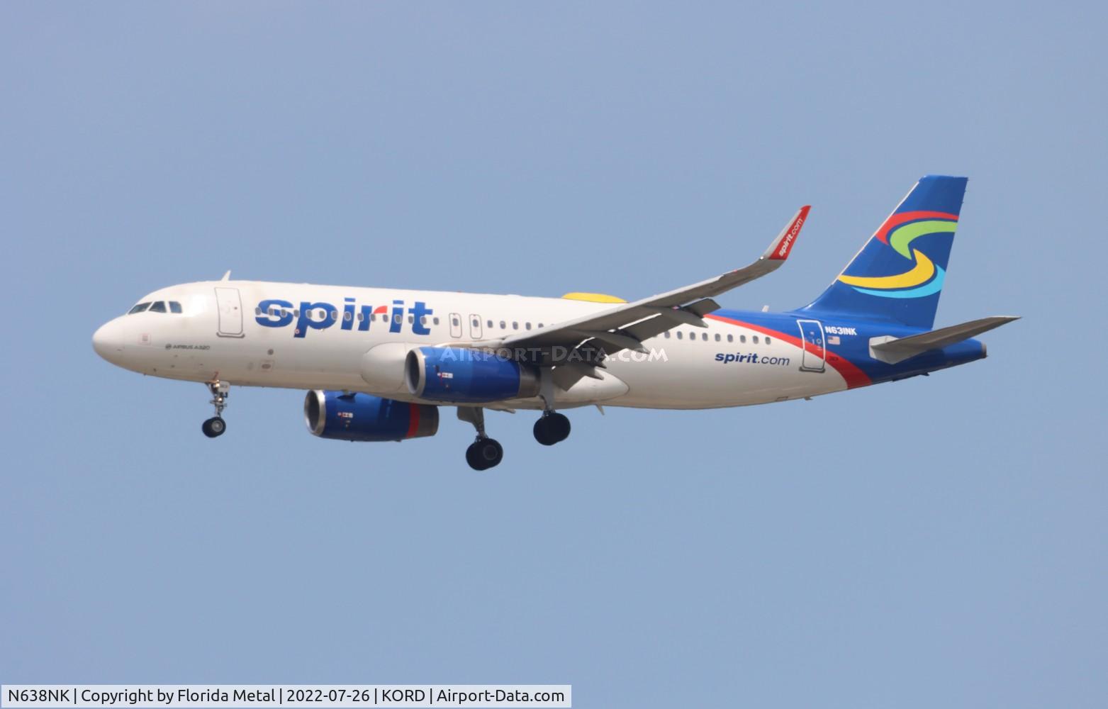 N638NK, 2015 Airbus A320-232 C/N 6463, ORD 2022