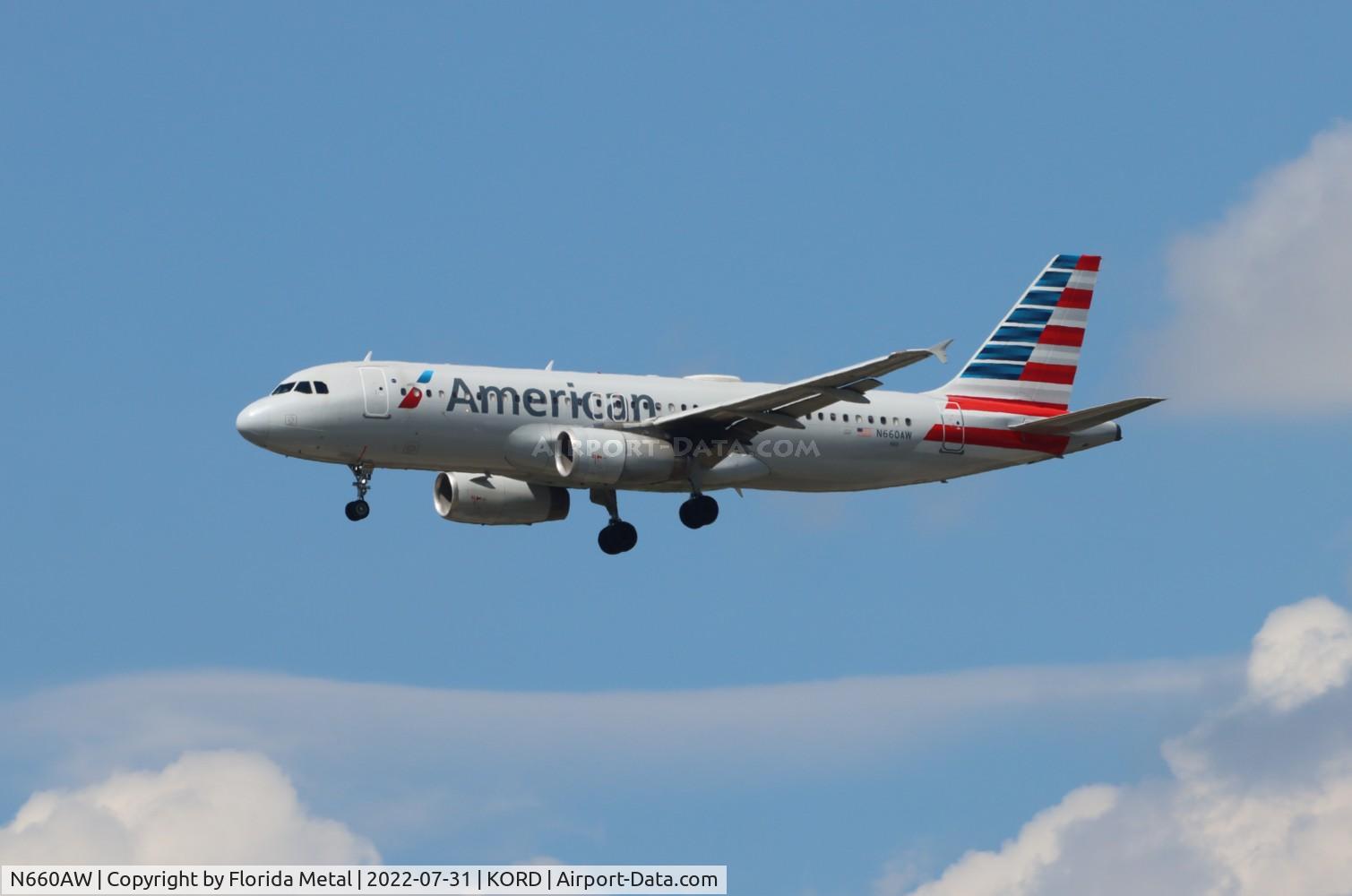 N660AW, 2000 Airbus A320-232 C/N 1234, ORD 2022