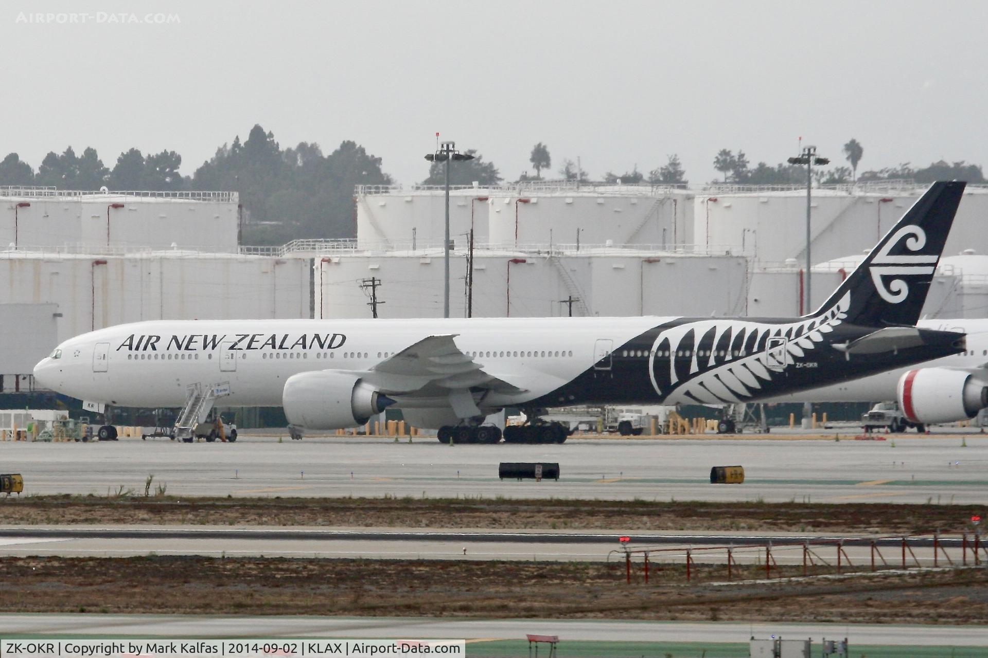 ZK-OKR, 2014 Boeing 777-306/ER C/N 44546, Air New Zealand Boeing 777-306/ER, ZK-DKR at LAX