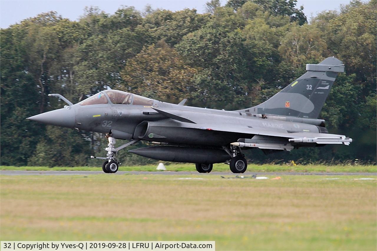 32, Dassault Rafale M C/N 32, Dassault Rafale M, Taxiing, Morlaix-Ploujean airport (LFRU-MXN) Air show 2019