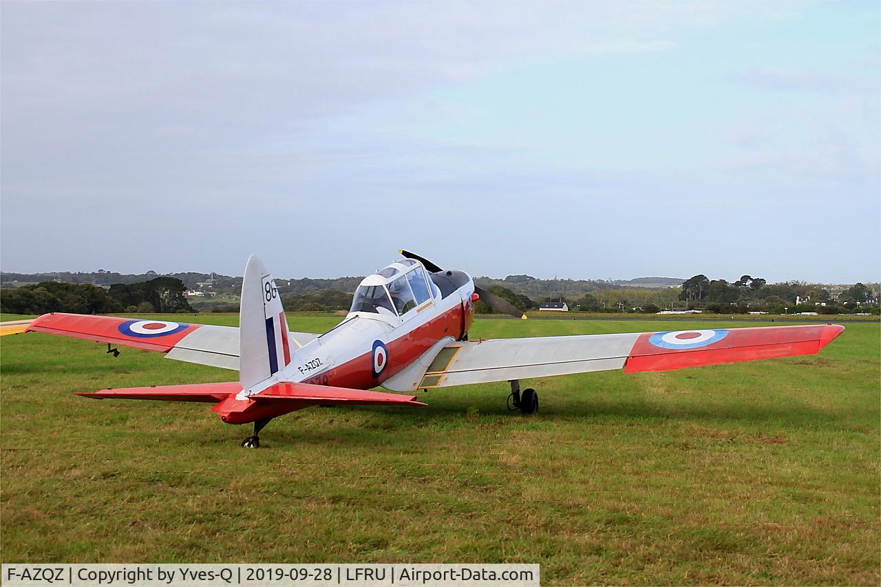 F-AZQZ, 1953 De Havilland DHC-1 Chipmunk T.10 C/N C1/0916, De Havilland DHC-1 Chipmunk T.10, Static display, Morlaix-Ploujean airport (LFRU-MXN) air show 2019