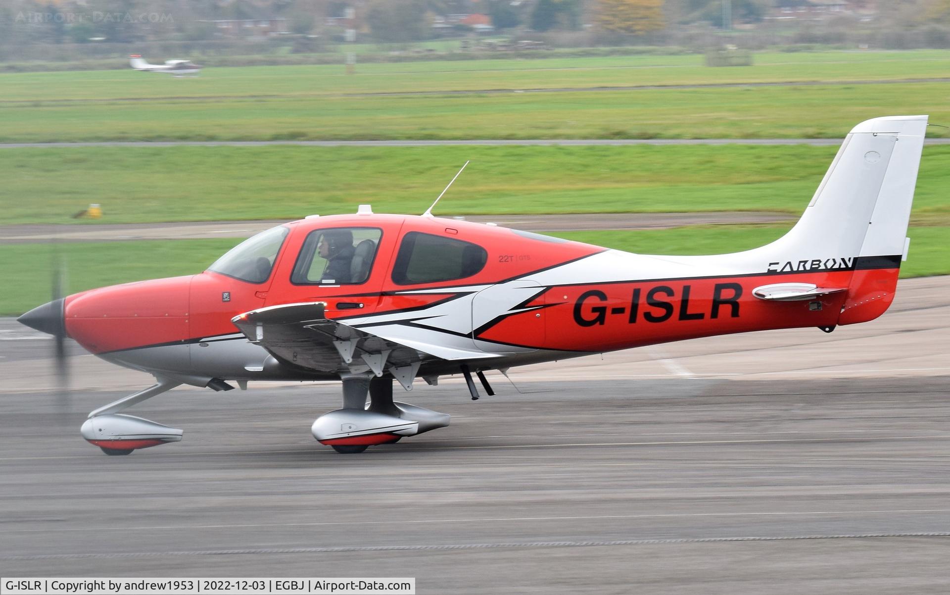 G-ISLR, 2019 Cirrus SR22T-G6 Carbon C/N 1846, G-ISLR at Gloucestershire Airport.