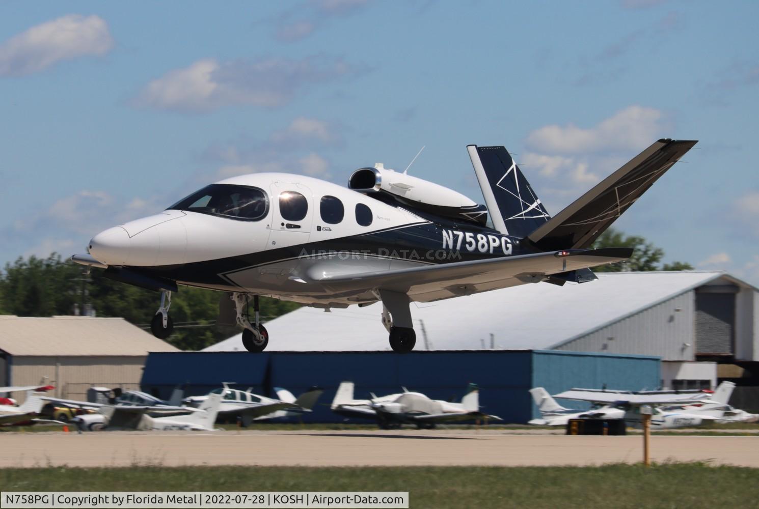 N758PG, 2022 Cirrus SF50 Vision C/N 0362, OSH 2022