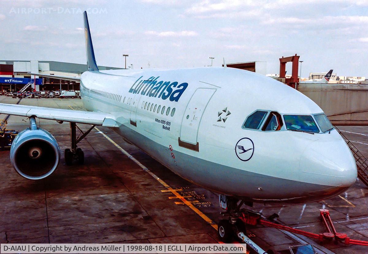 D-AIAU, 1992 Airbus A300B4-603 C/N 623, My flight to FRA.