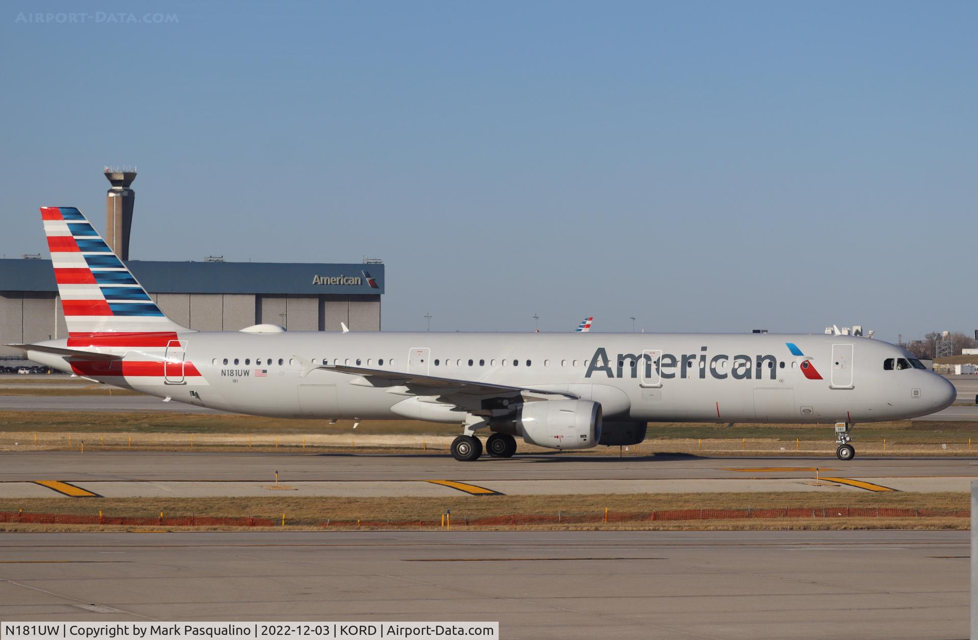 N181UW, 2001 Airbus A321-211 C/N 1531, Airbus A321-211