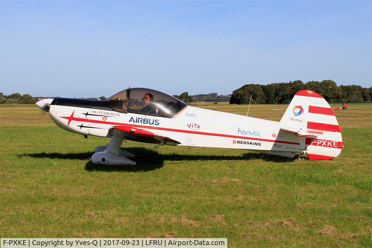 F-PXKE, Mudry CAP-10B C/N A1, Mudry CAP-10B, Taxiing, Morlaix-Ploujean airport (LFRU-MXN) Air show 2017