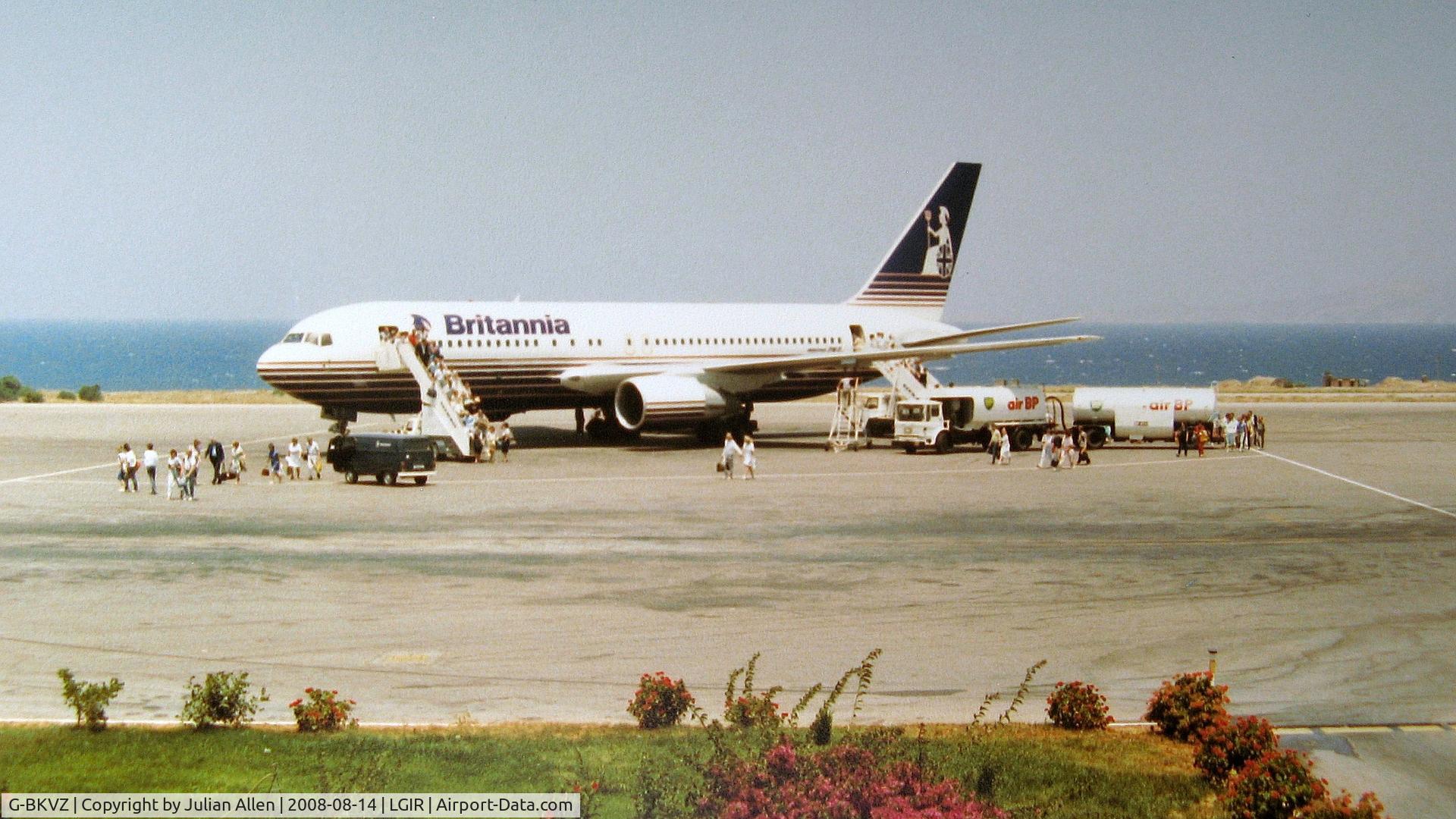 G-BKVZ, 1984 Boeing 767-204 C/N 22981, Heraklion, Crete, July 1985