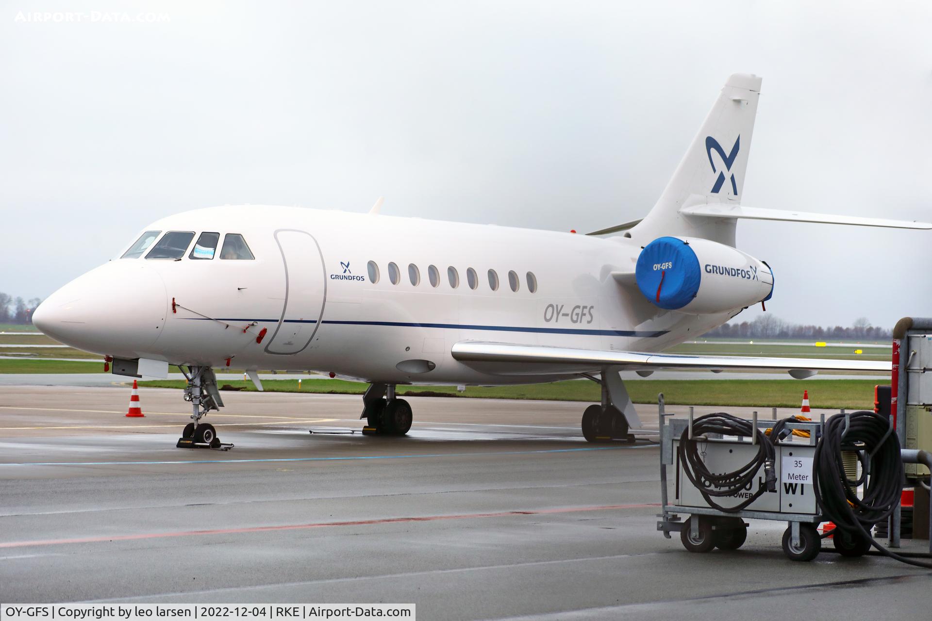OY-GFS, 2016 Dassault Falcon 2000LXS C/N 314, Roskilde 4.12.2022