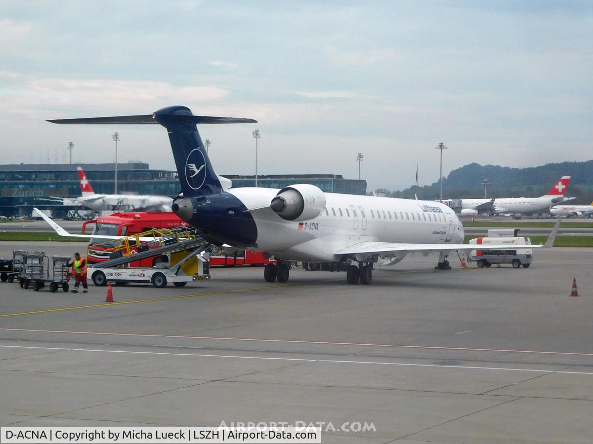 D-ACNA, 2009 Bombardier CRJ-900 NG (CL-600-2D24) C/N 15229, At Zurich