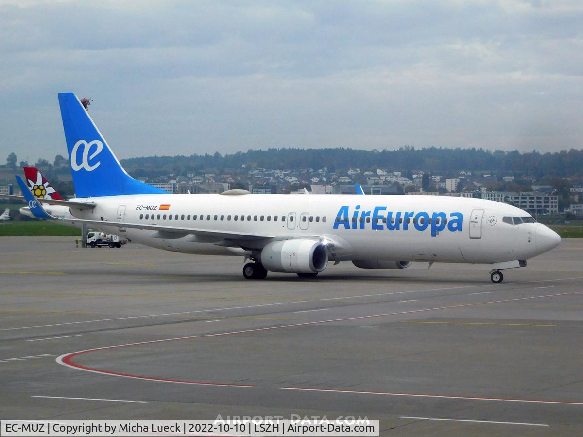 EC-MUZ, 2018 Boeing 737-85P C/N 60589, At Zurich