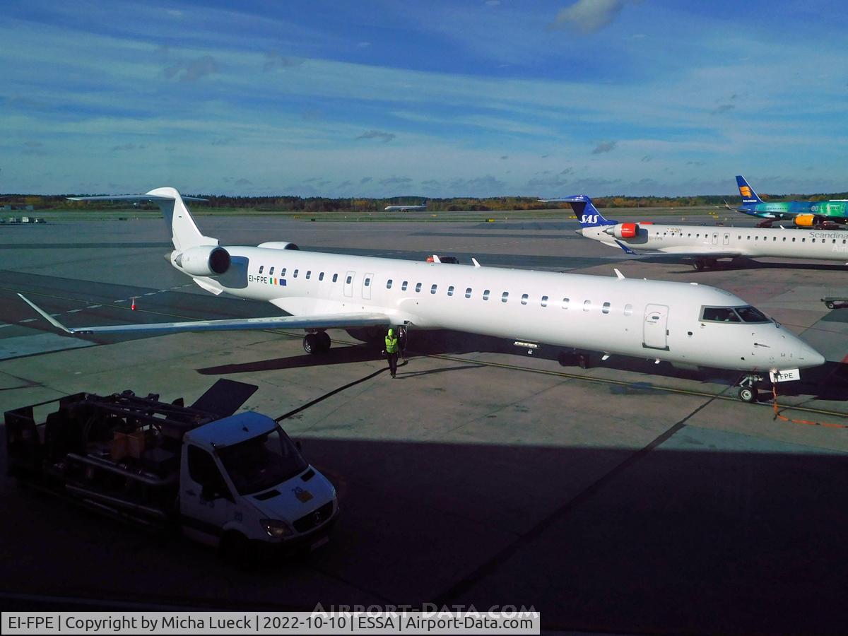 EI-FPE, 2016 Bombardier CRJ-900LR (CL-600-2D24) C/N 15402, At Arlanda