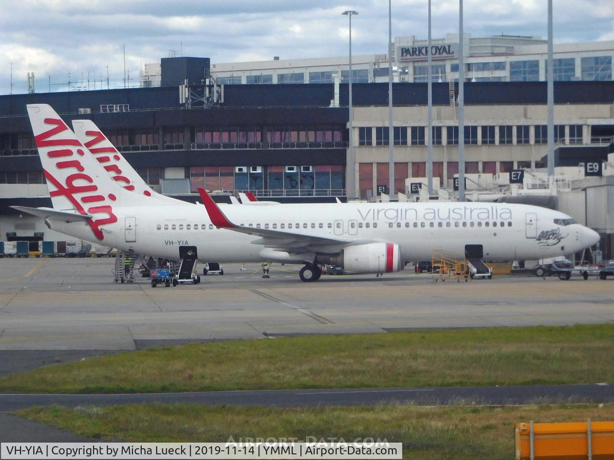 VH-YIA, 2011 Boeing 737-8FE C/N 37824, At Tullamarine