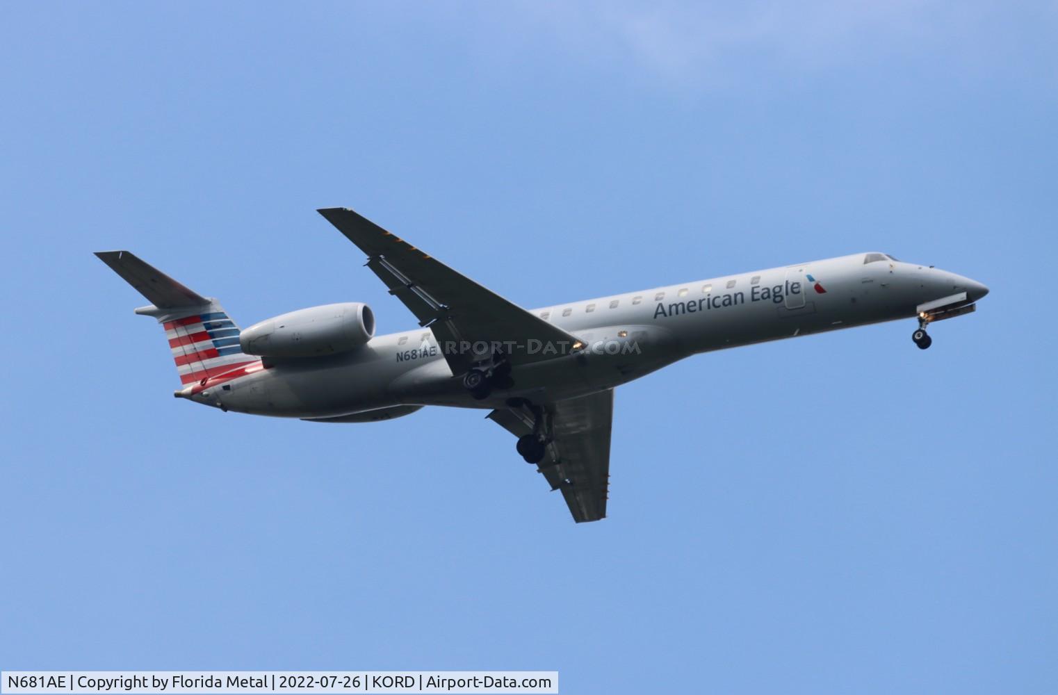 N681AE, 2004 Embraer ERJ-145LR (EMB-145LR) C/N 14500824, ORD 2022
