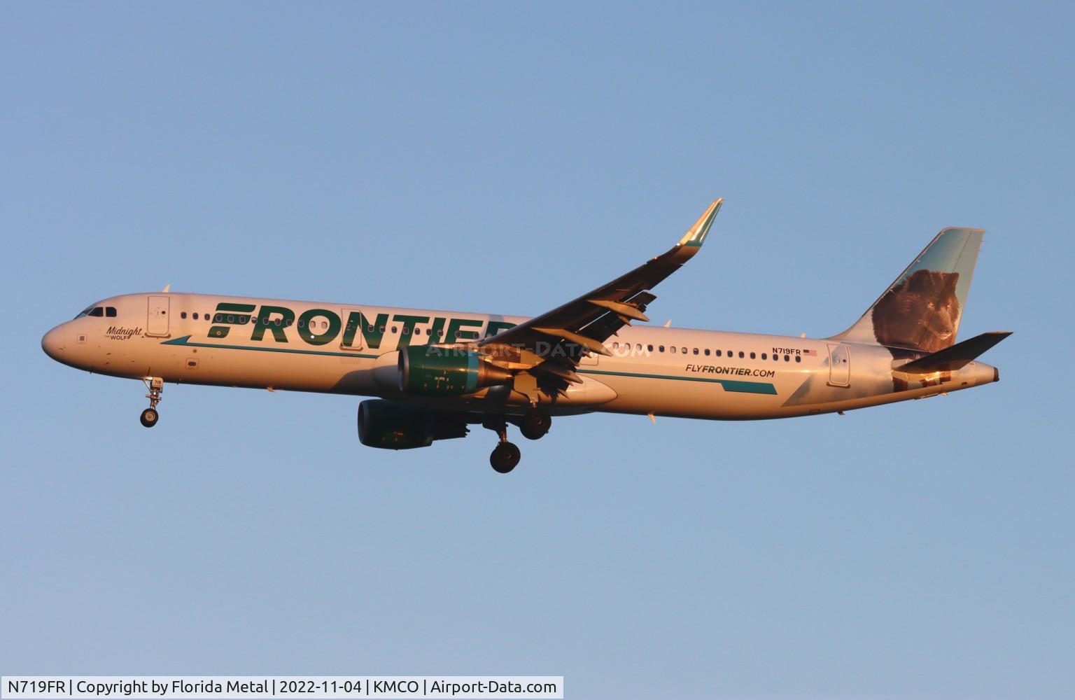 N719FR, 2017 Airbus A321-211 C/N 7736, MCO 2022
