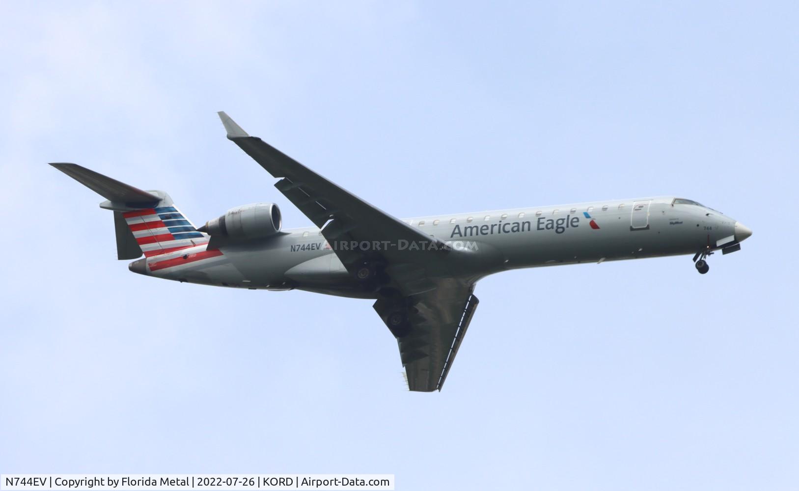 N744EV, 2004 Canadair CRJ-700 (CL-600-2C10) Regional Jet C/N 10157, ORD 2022