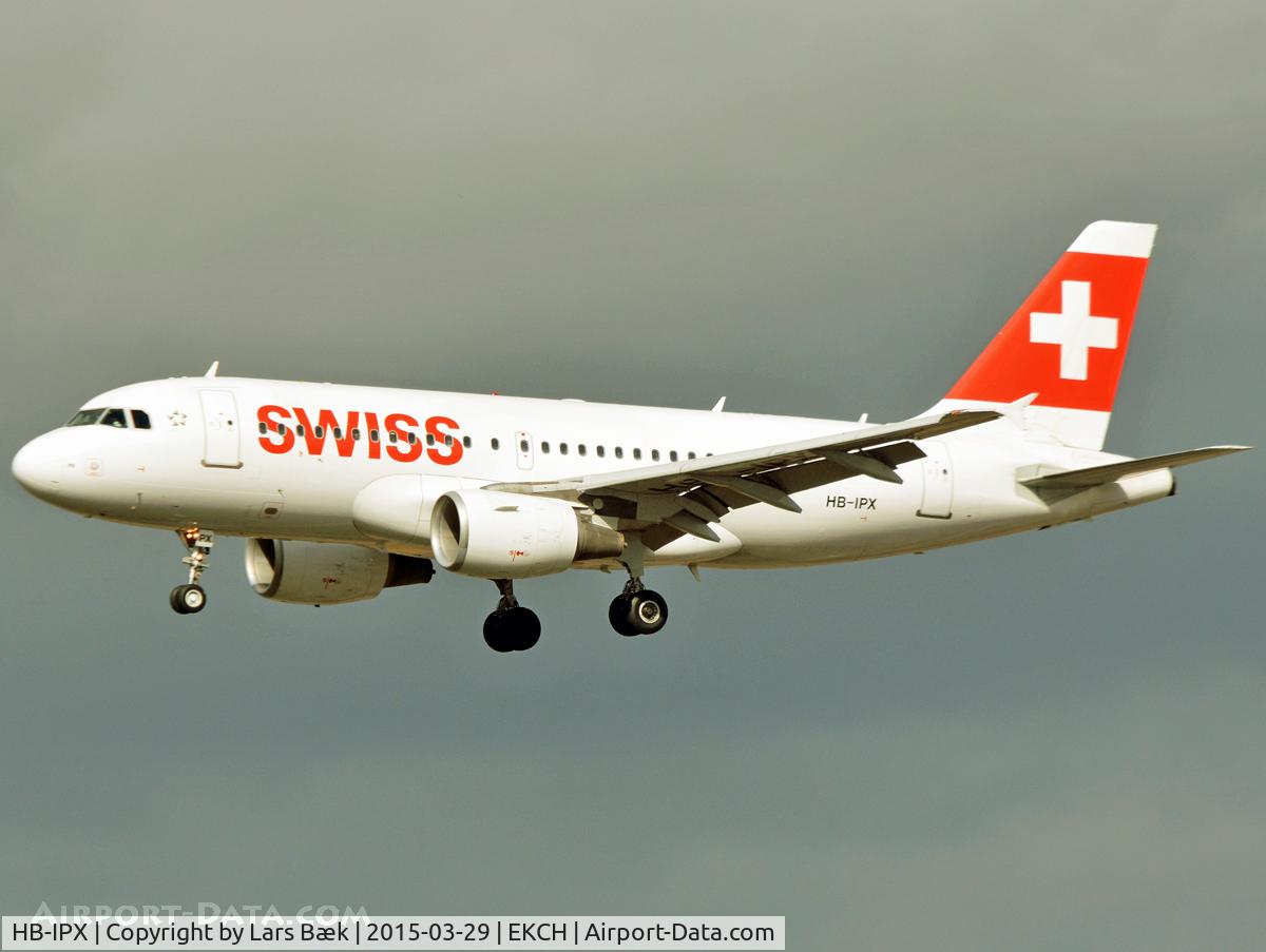 HB-IPX, 1996 Airbus A319-112 C/N 612, RWY22L