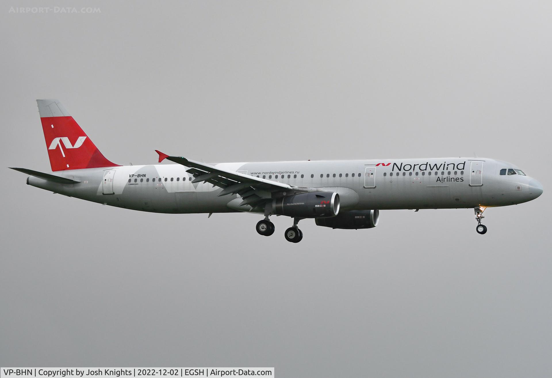 VP-BHN, 2007 Airbus A321-231 C/N 3106, Arriving For Respray.