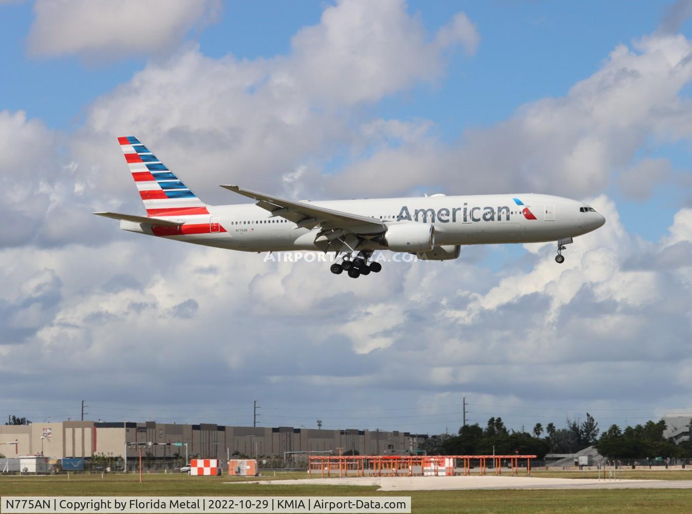 N775AN, 1999 Boeing 777-223 C/N 29584, MIA 2022
