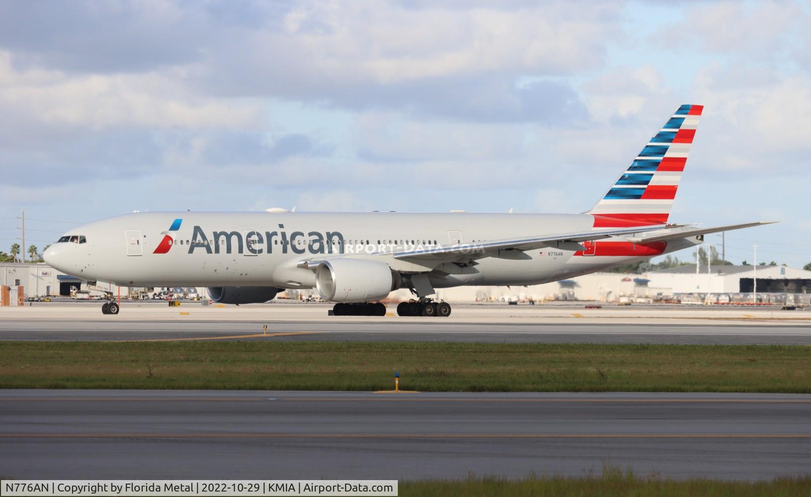 N776AN, 1999 Boeing 777-223 C/N 29582, MIA 2022
