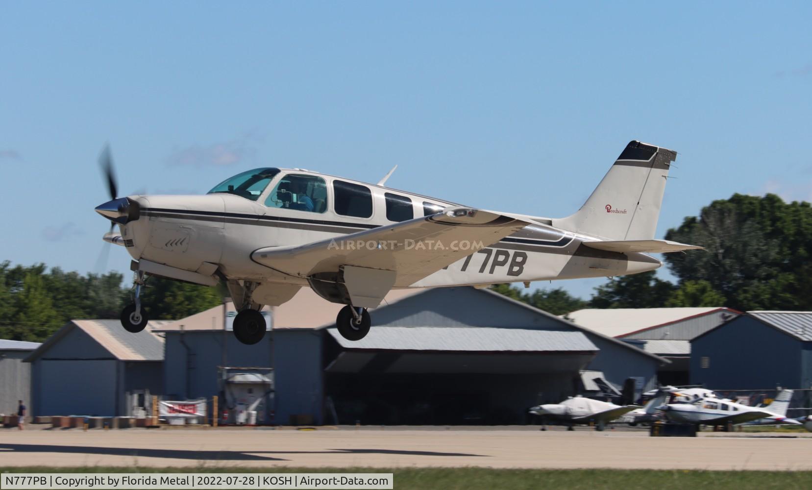 N777PB, 1973 Beech A36 Bonanza 36 C/N E-439, OSH 2022