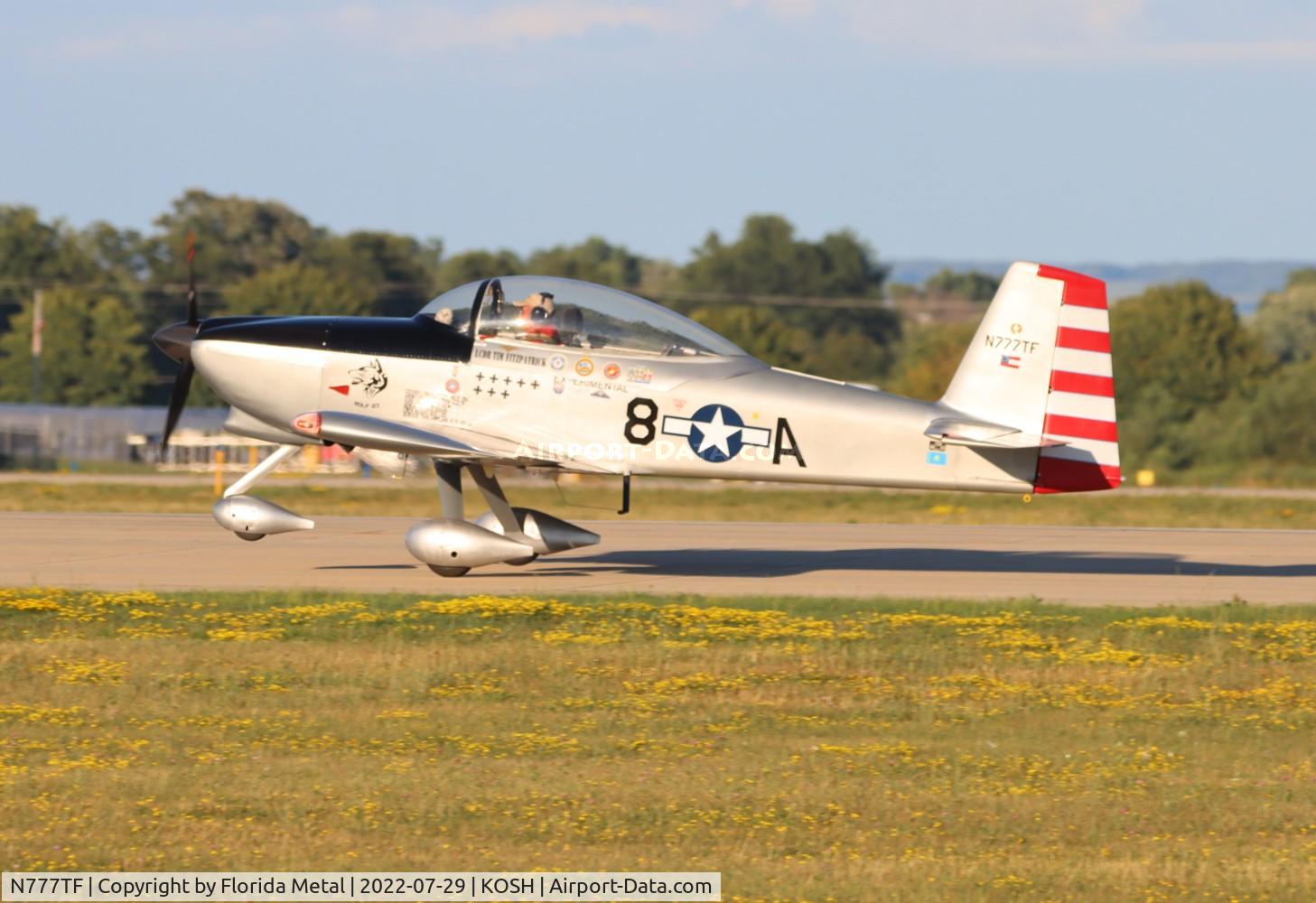 N777TF, 2011 Vans RV-8 C/N 82649, OSH 2022
