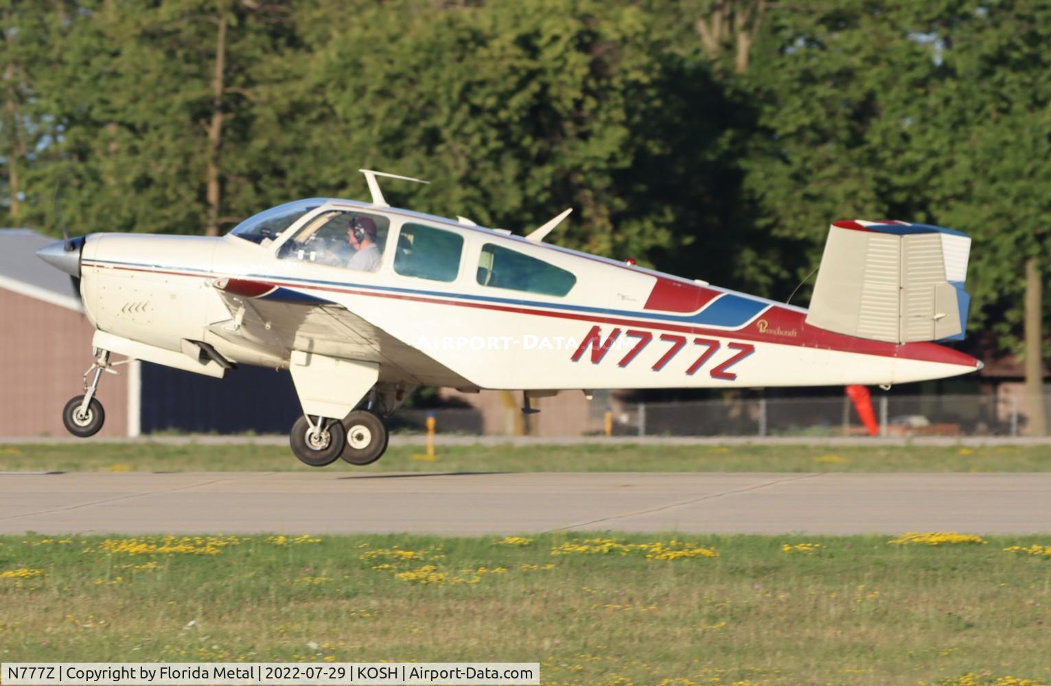 N777Z, 1964 Beech S35 Bonanza C/N D-7482, OSH 2022