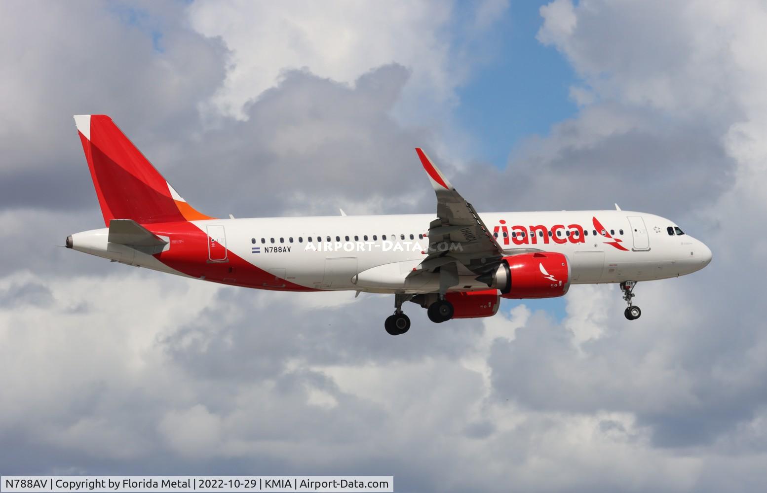 N788AV, 2019 Airbus A320-251N C/N 8938, Avianca